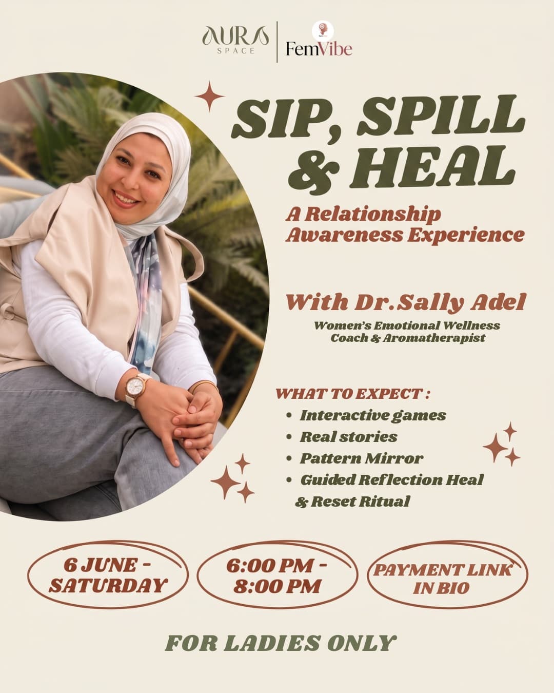 Sip, Spill & Heal